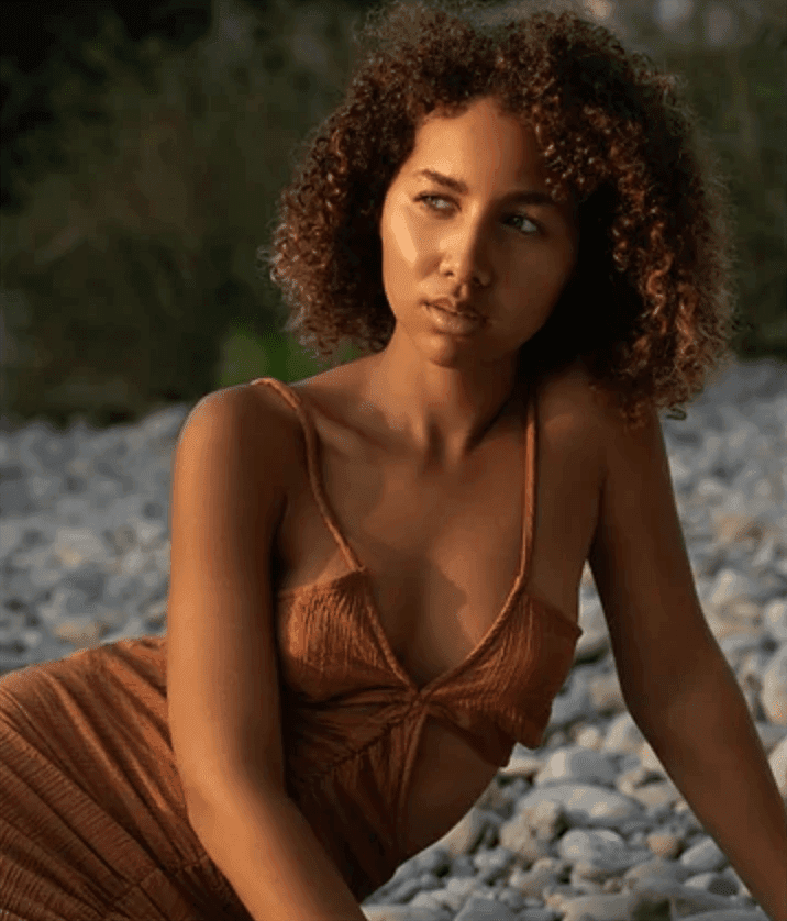 Modelhostess auf einer Messe