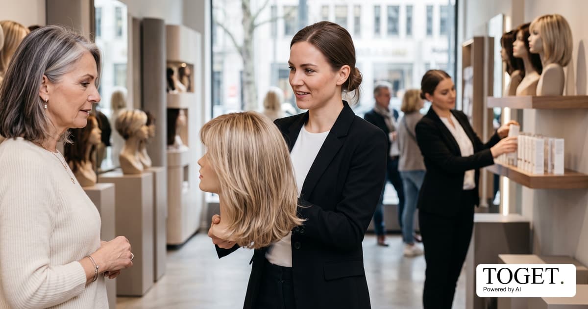 Drop-Bild für 💇🏼♀️Verkaufsunterstützung Perücken-Store DÜSSELDORF